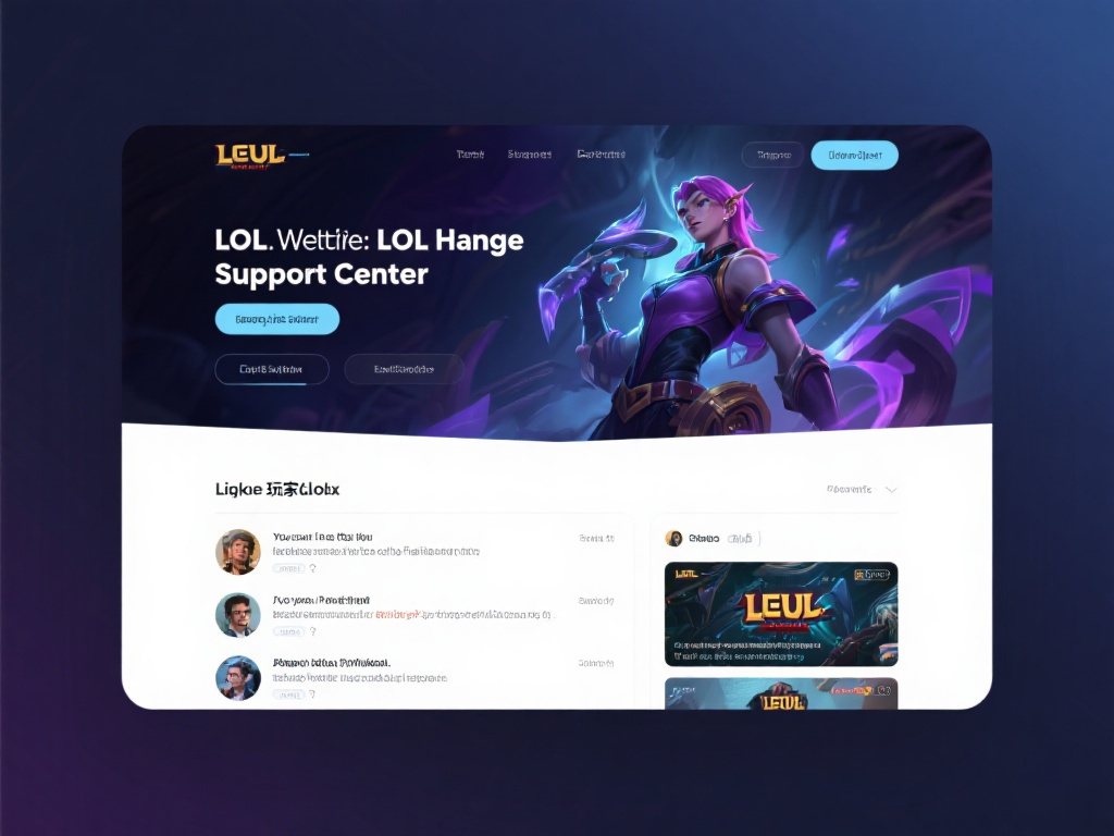 LOL官方网站首页支持中心,助您解决游戏常见疑问 五、社区互动,玩家经验共享更实用
除了